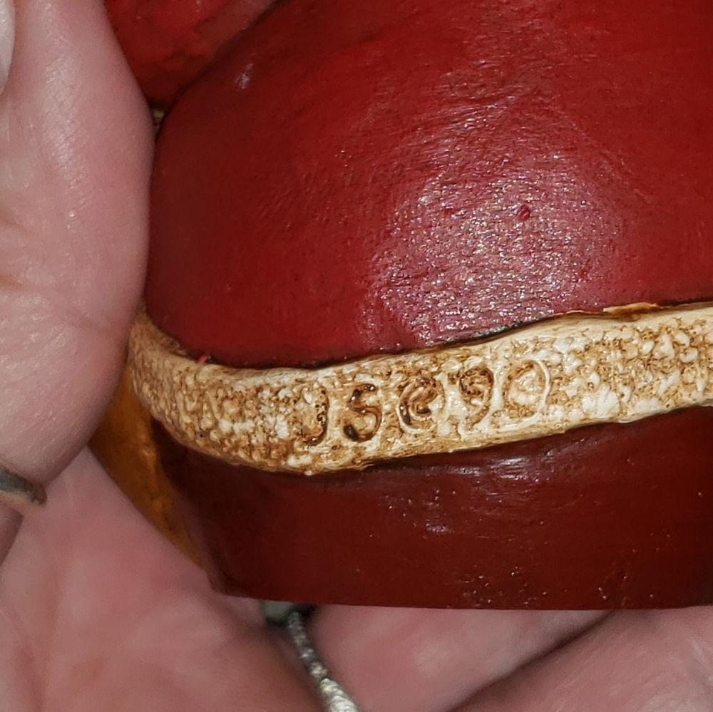 Jim Shore VERY RARE Vintage Santa's set of 2  signed - Picture 6 of 7